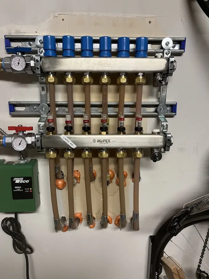 Plumber performing Leak Detection at a residential property in Barboursville